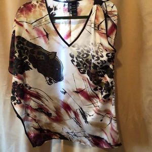 Bisou Bisou artsy blouse
